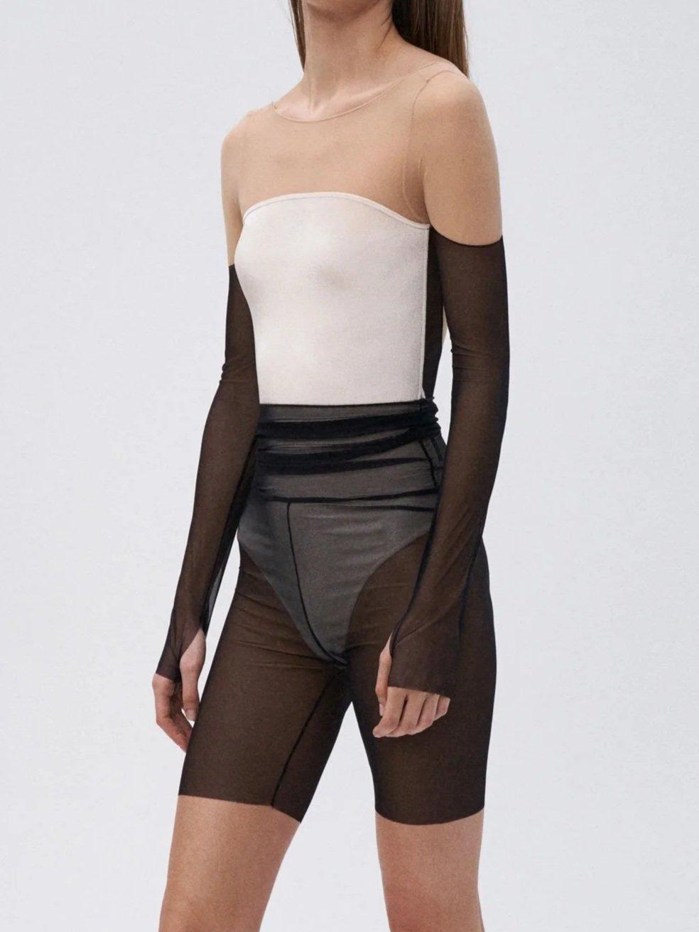 High Waisted Sportmesh tights – Raw Edge, One Size, OEKO-TEX® Certified | Maldire — MALDIRE