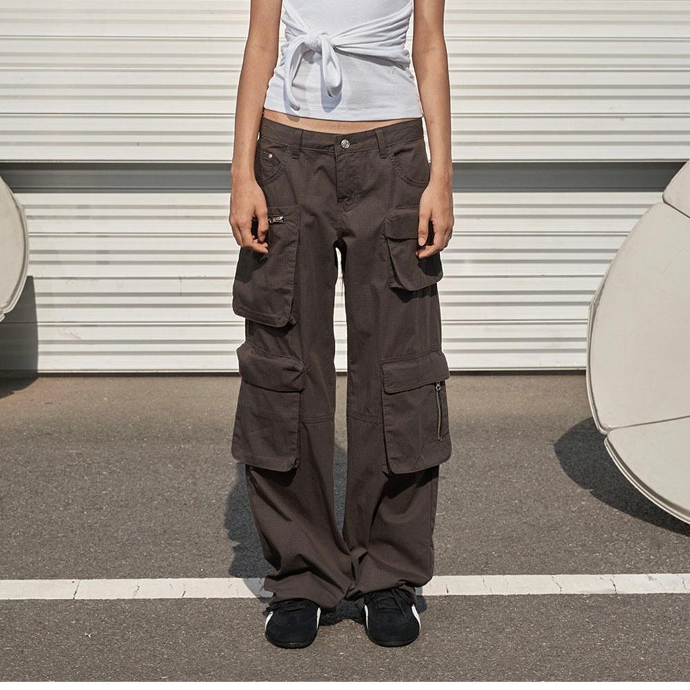 CARGO POCKET PANTS (CHARCOAL)