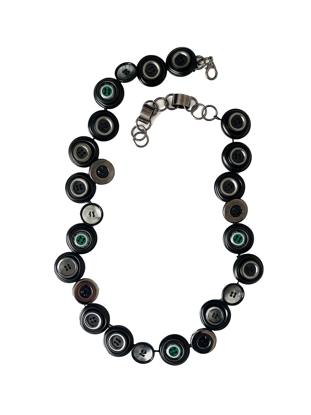 Button Belt & Necklace (2way)
