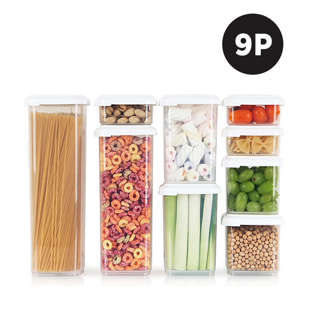 센스 스텝 포켓용기 9개세트(8L) / 냉장고정리 / 공간활용