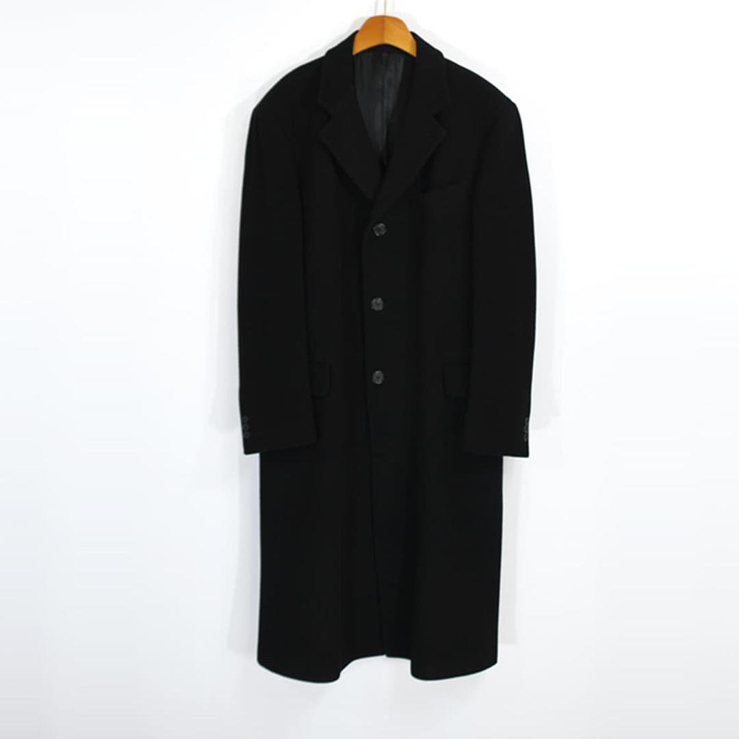 FENDI UOMO 버진울클래식블랙오버코트 | 후루츠패밀리
