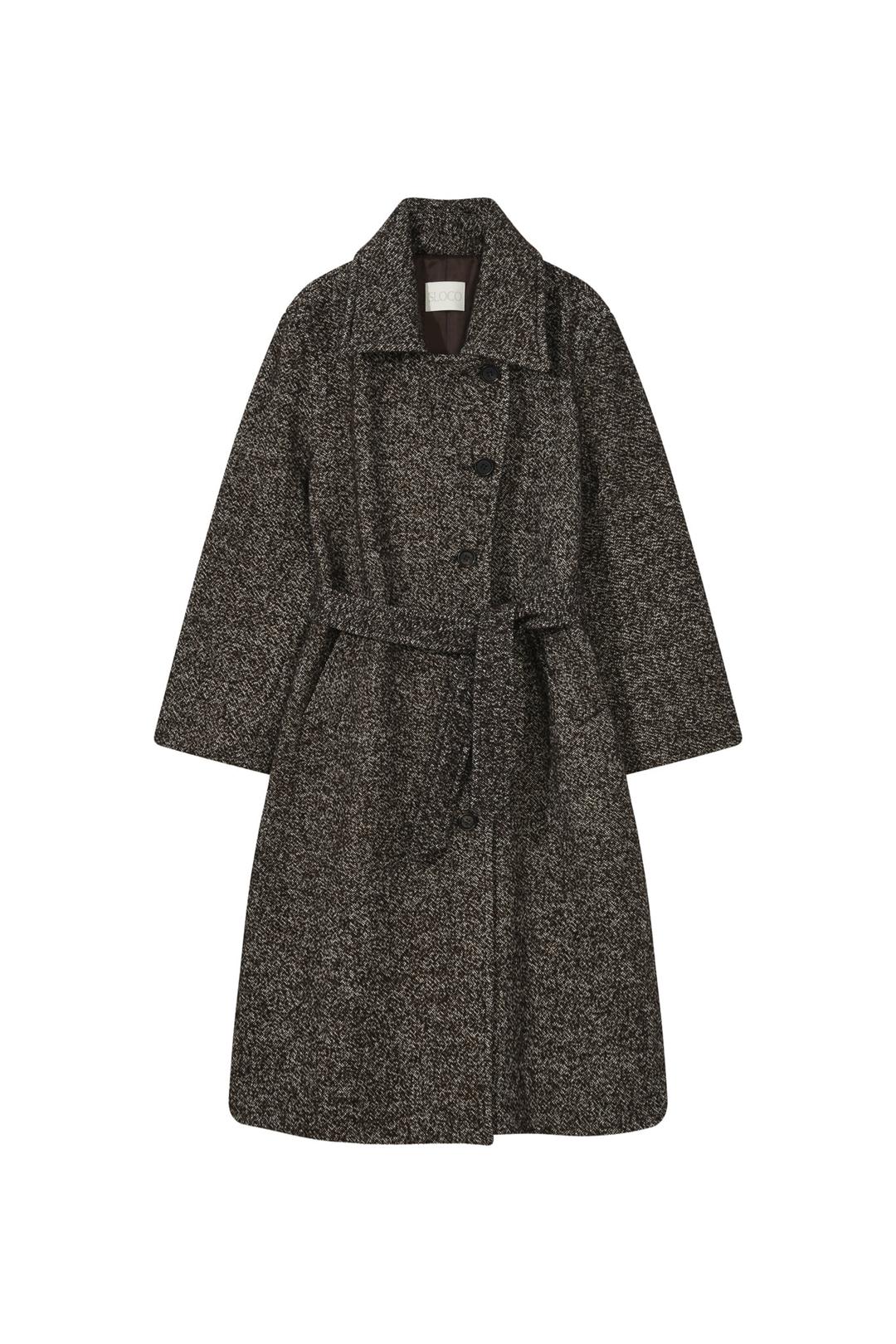 [SLOCO] Alpaca homespun tweed coat
