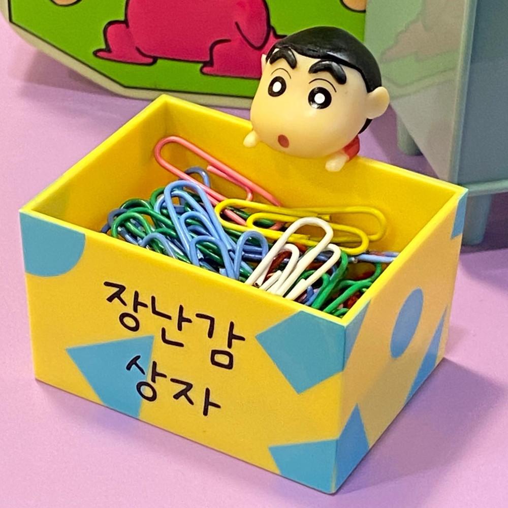 짱구 장난감상자 미니 정리함 데스크테리어
