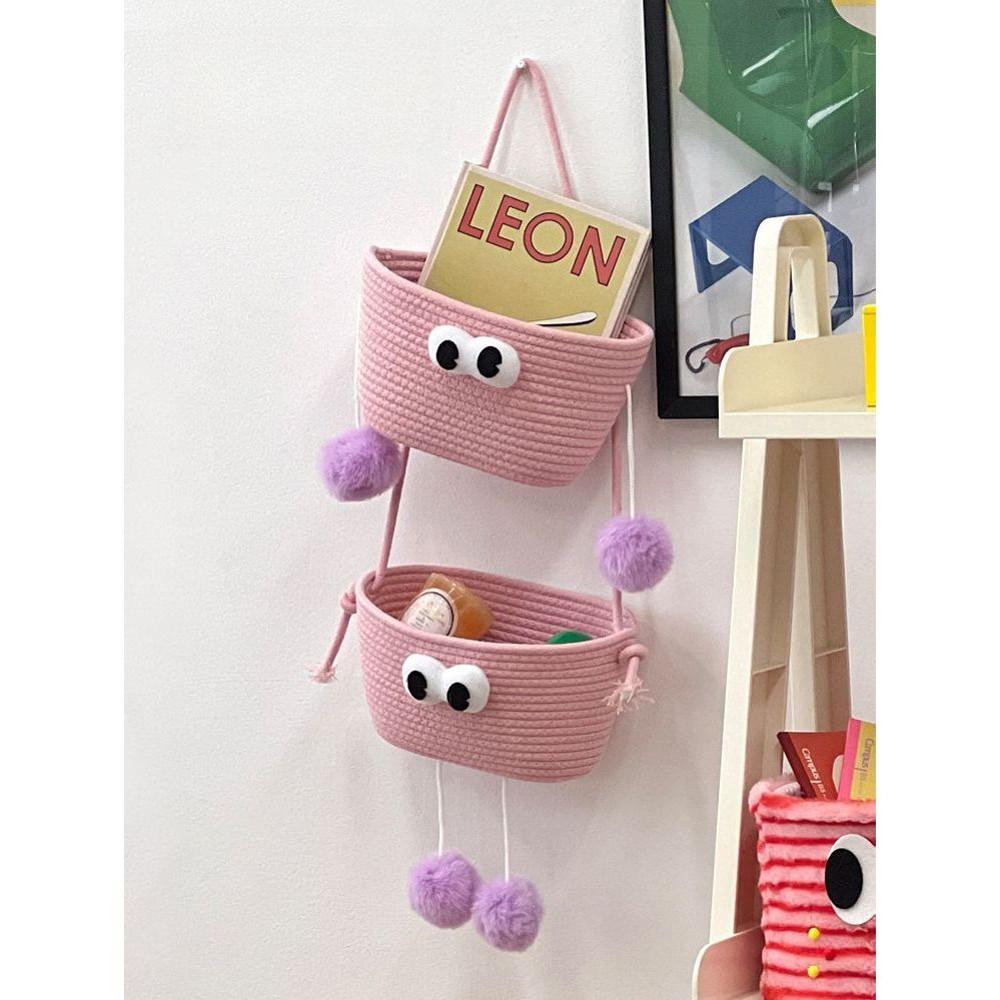 왕눈이 2단 벽걸이 수납함 다용도 디자인 빅아이즈