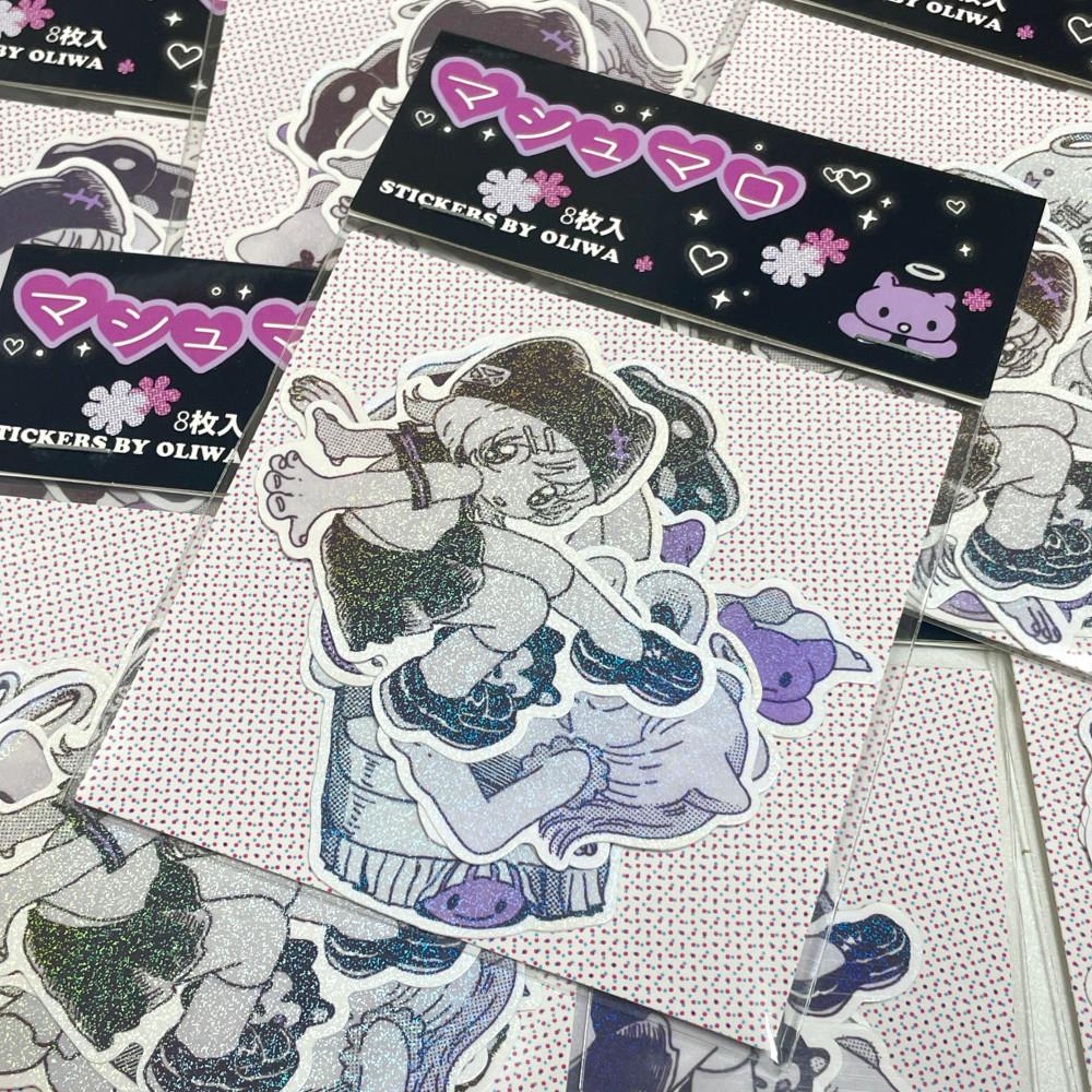 [ Oliwa ] MASHUMARO flake sticker