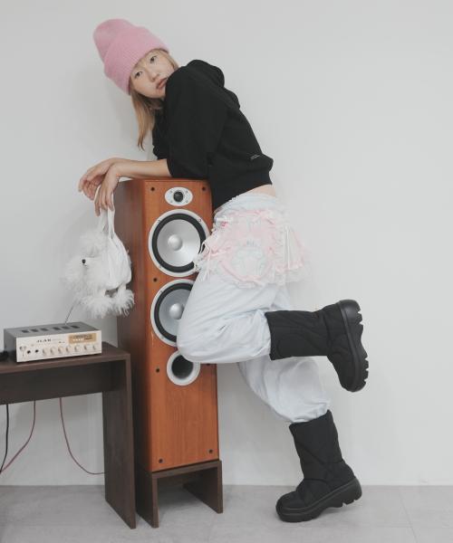 Fuzzy Padding Boots (3color)