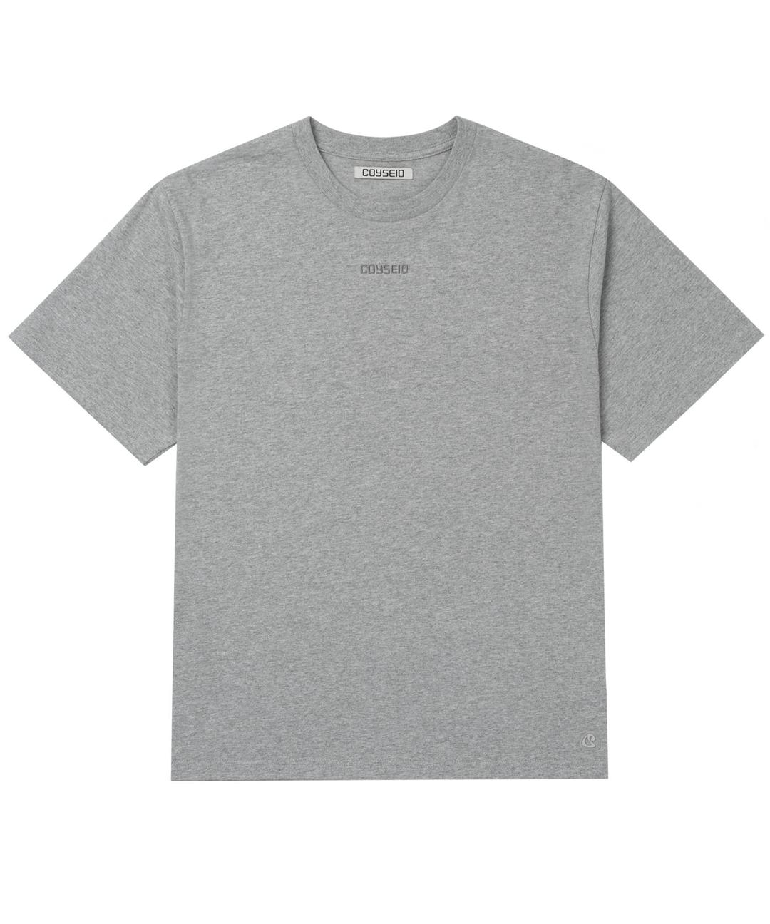MINI LOGO REGULAR T-SHIRT MELANGE GREY