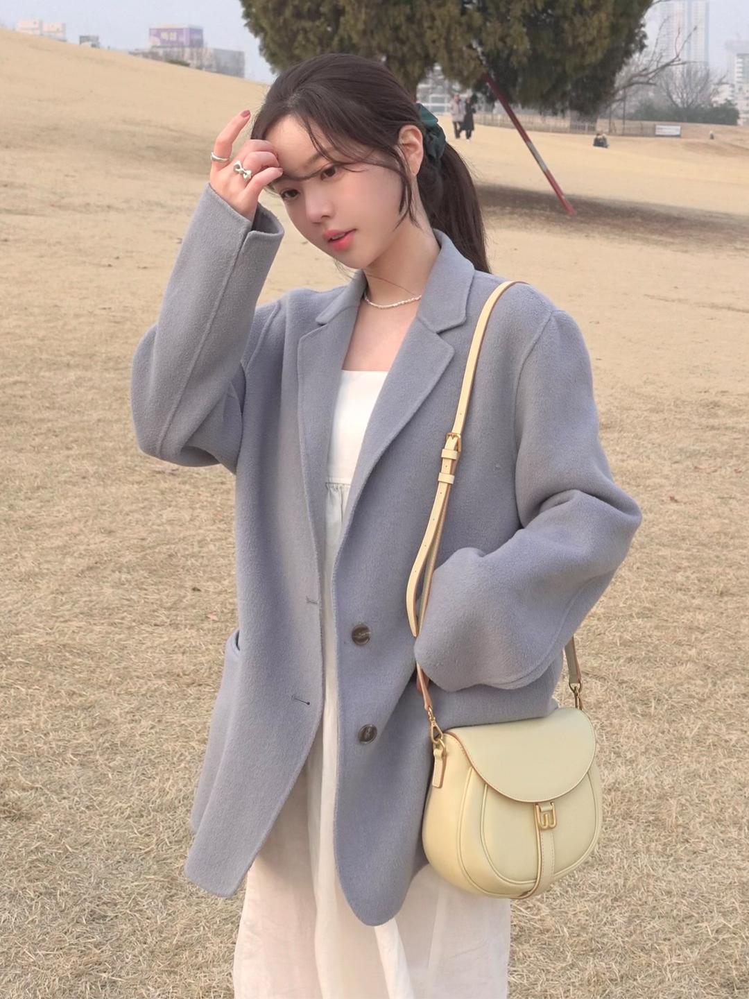 클로이 B장식 새들백 - 옐로우