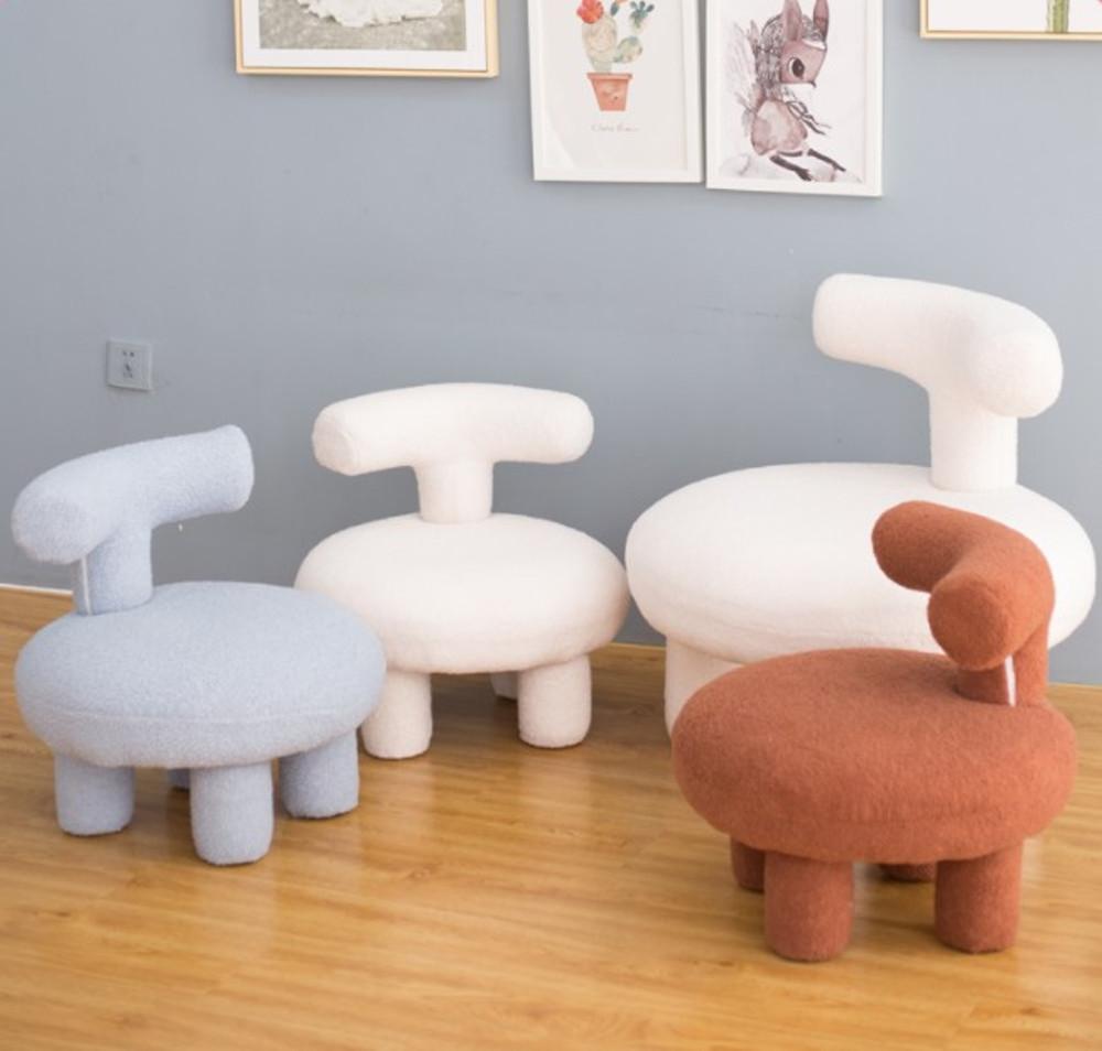 인테리어 양털의자 1인 소파(5color)(2size) 라운지 의자 매장 인테리어