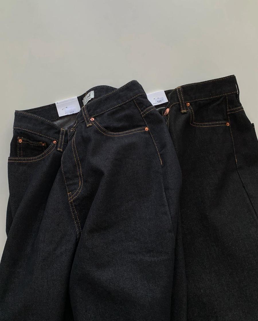zz wide non-fade raw denim