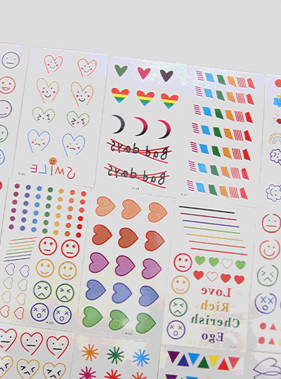 인싸템 컬러플 타투 스티커