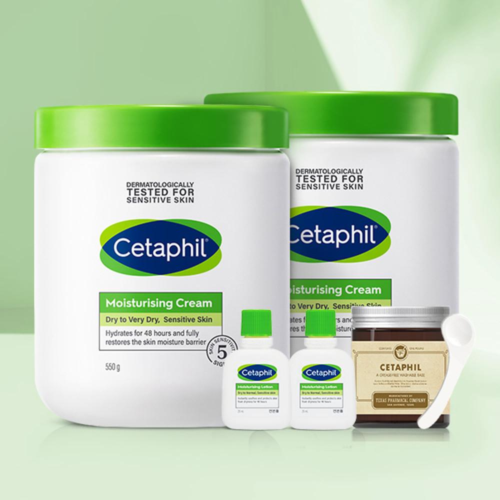 세타필 대용량 민감피부 고보습 크림 550g 2개