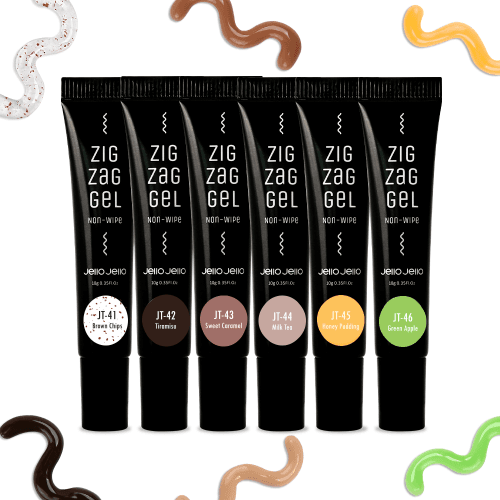 젤로젤로 논와이프 튜브젤 지그재그젤 스윗디저트 6종세트