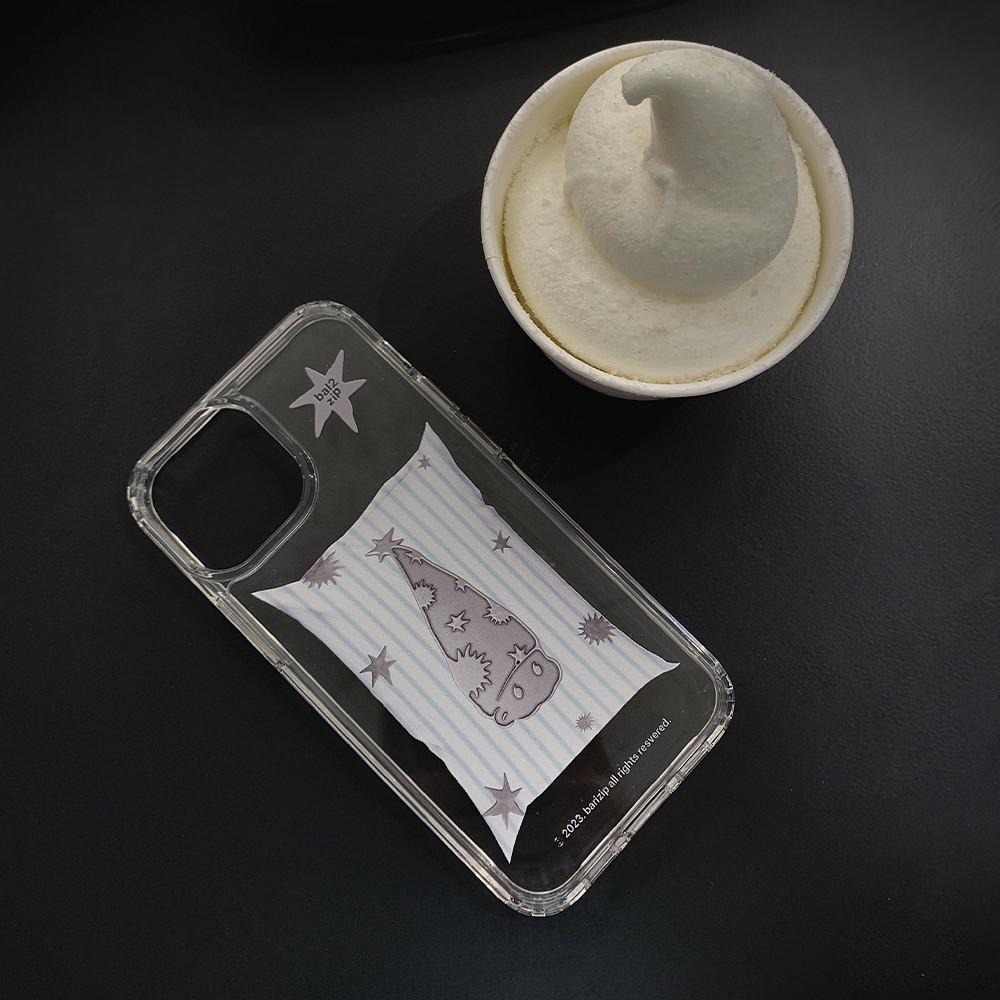 star pillow phone case / 투명 젤하드폰케이스