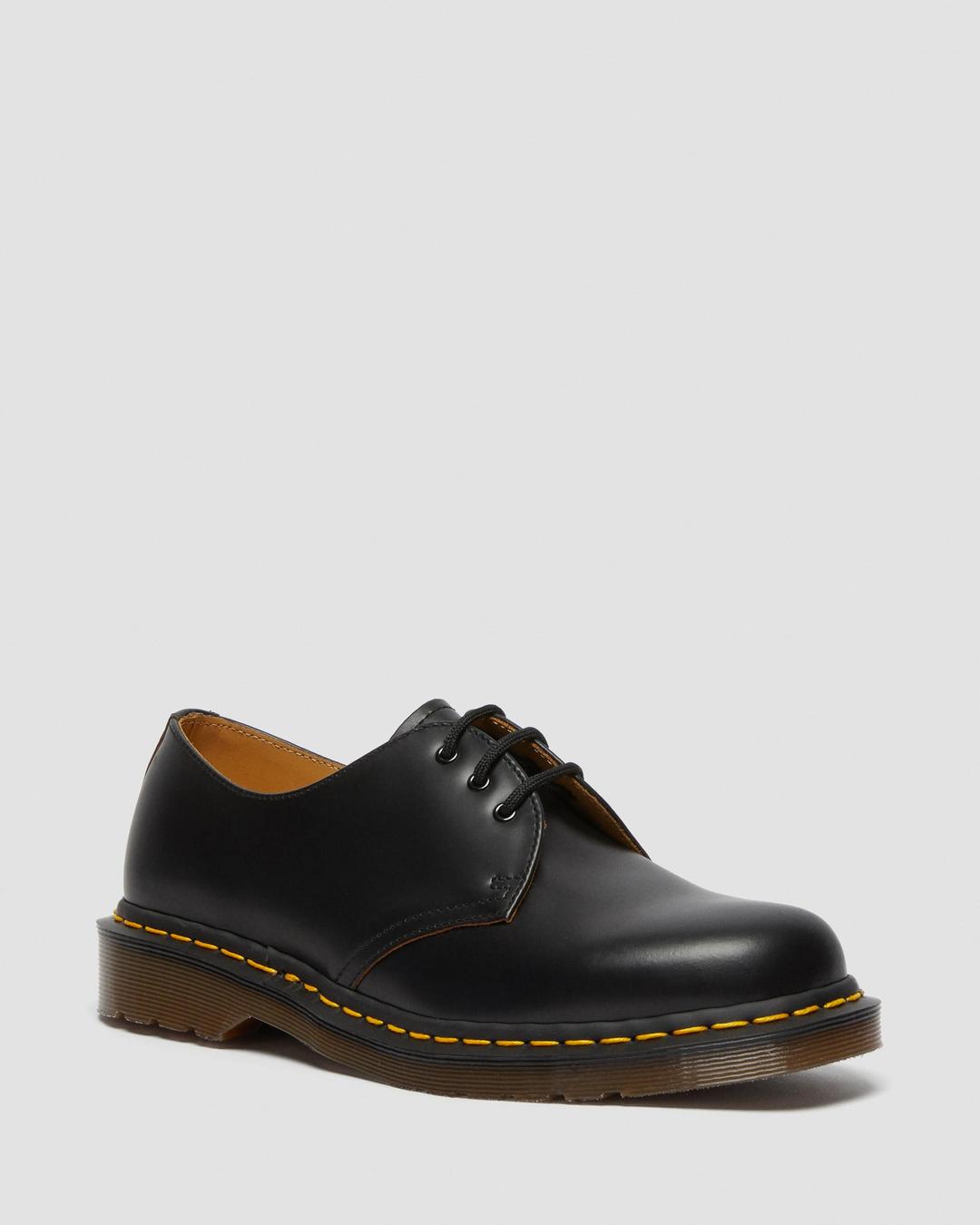 Chaussures 1461 Vintage en cuir Quilon en Noir | Dr. Martens