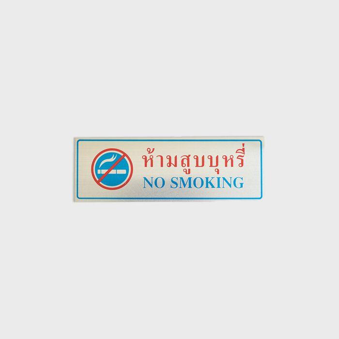 THAI NO SMOKING SIGN
