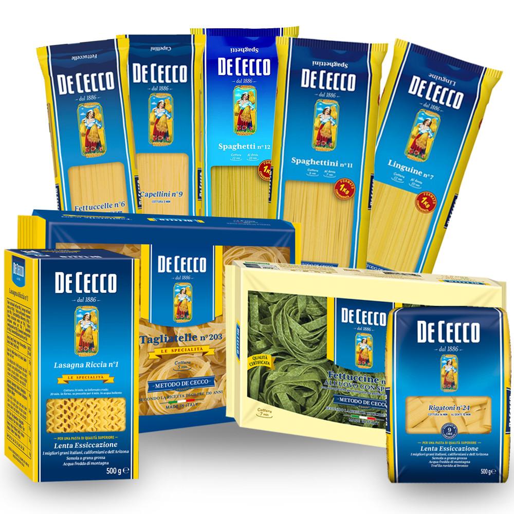 DeCecco 데체코 파스타면 모음(스파게티 라자냐 리가토니 시금치 페투치네 딸리아뗄레)