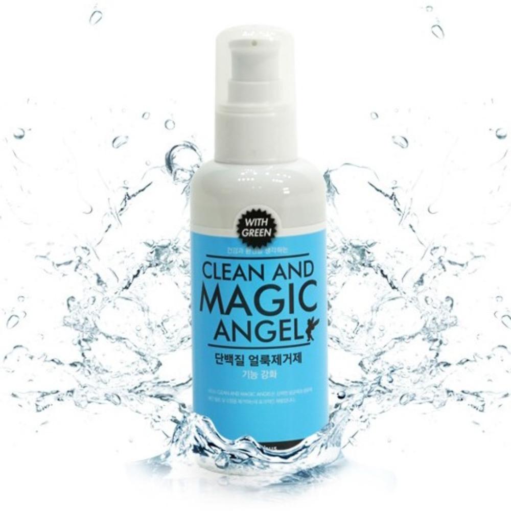 만능 얼룩 제거제 흰옷 목 때 혈흔 커피 제거 클린앤매직앤젤 50ml 휴대용
