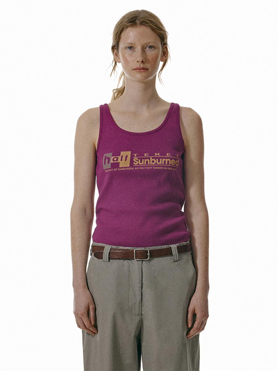 Sunburned Sleeveless Magenta