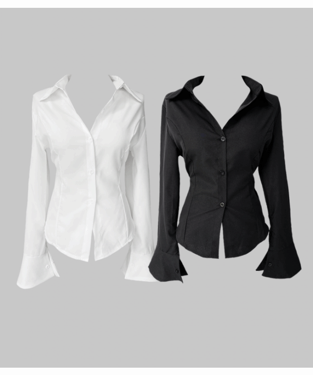Andrea corset slim shirt (2colors)
