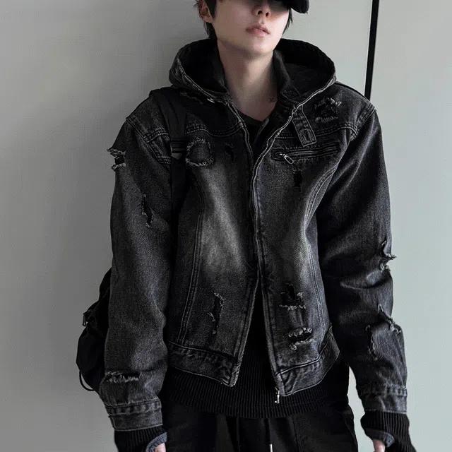 [ 당일출고!! 마지막 수량 183장 50%] 크레이 데님 후드자켓