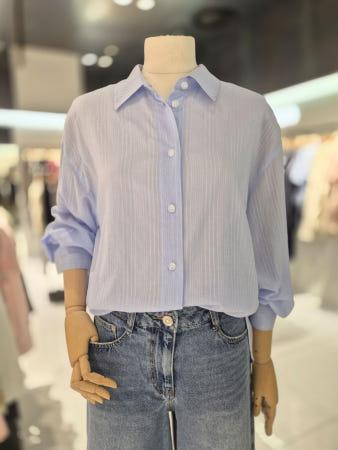 이런 상품 어때요? 시스티나 코튼 스트라이프 루즈핏 셔츠 AWWSTQ21040