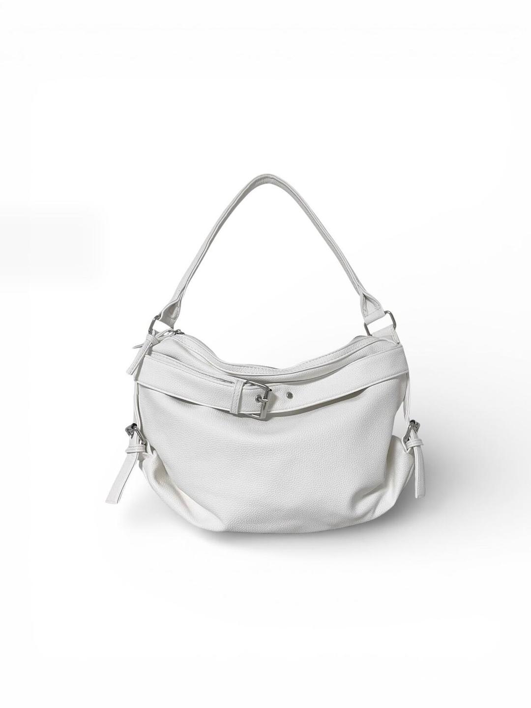 그린씨 embo leather belted hobo bag (2color) / 엠보 레더 벨티드 호보백