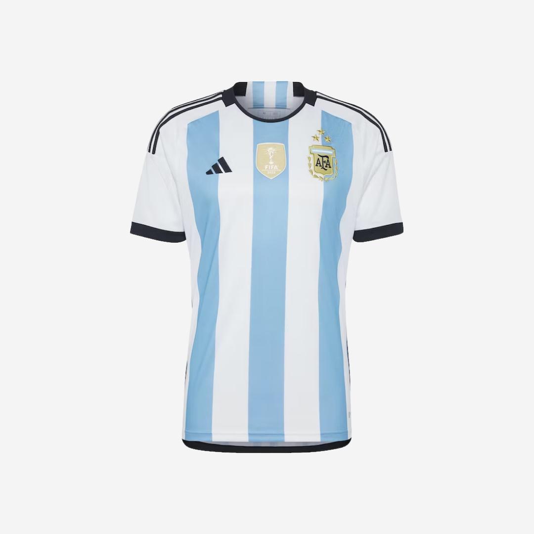 Adidas Argentina Home Jersey 2022 Winners 3-Star White Light Blue - US Sizing (Non Marking Ver.)