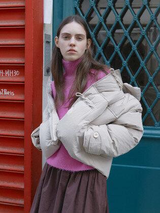 Short Hoodie Duffle Down VC229ODW007M