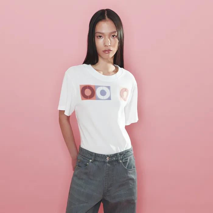 [S 예약발송] Relaxed Corset Waist Tee, Breeze
