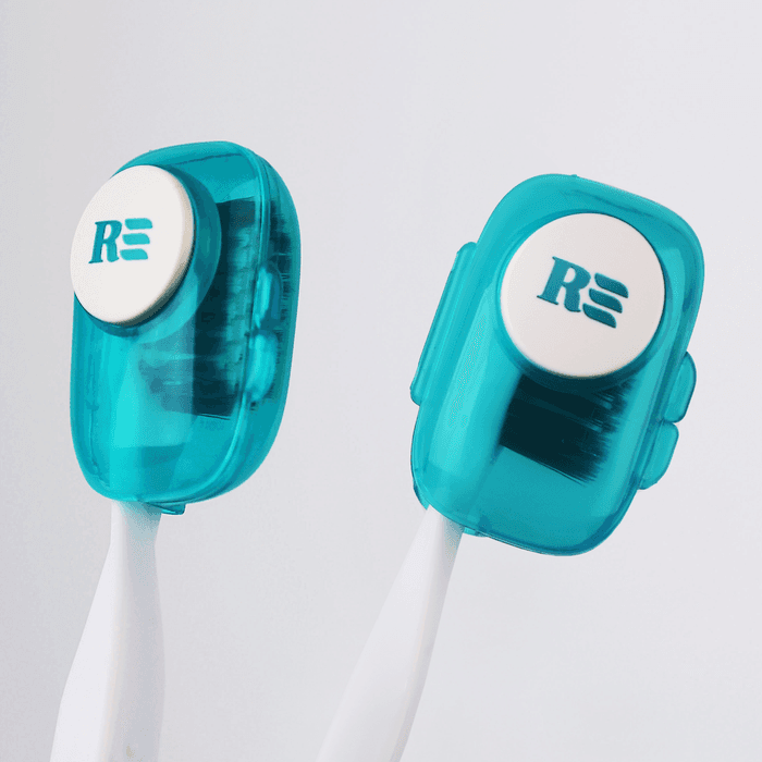 모프(MOF) 휴대용 칫솔 살균캡, 2개 SET
