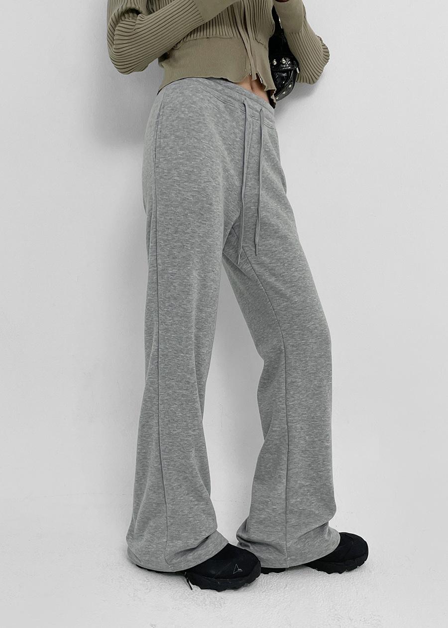 블랙업 [3만장판매] [MADE] 에이트 밍크 부츠컷 밴딩팬츠