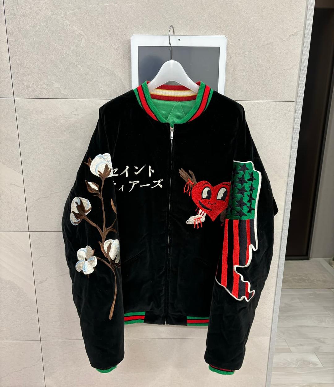 세인트미카엘 X 데님티어스 리버시블 수베니어 자켓 | 후루츠패밀리