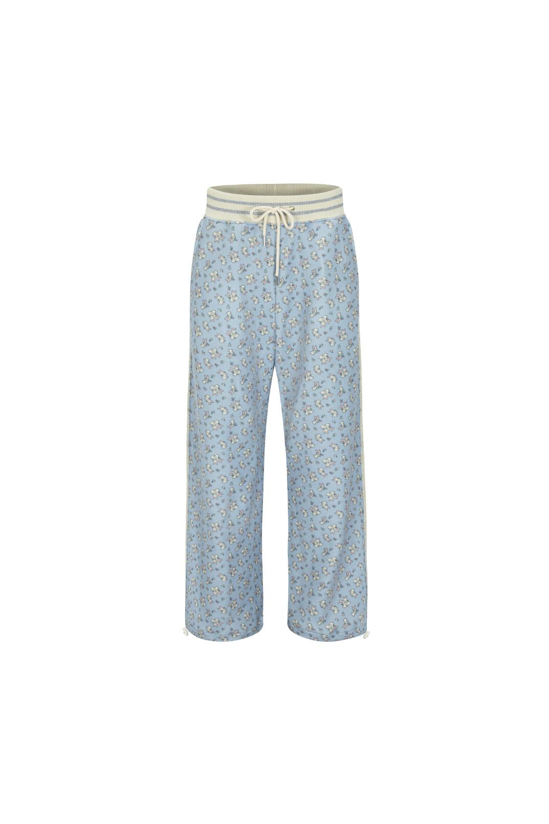 [ 1월 말 출고 ] RABBIT fluffy pants babi blue