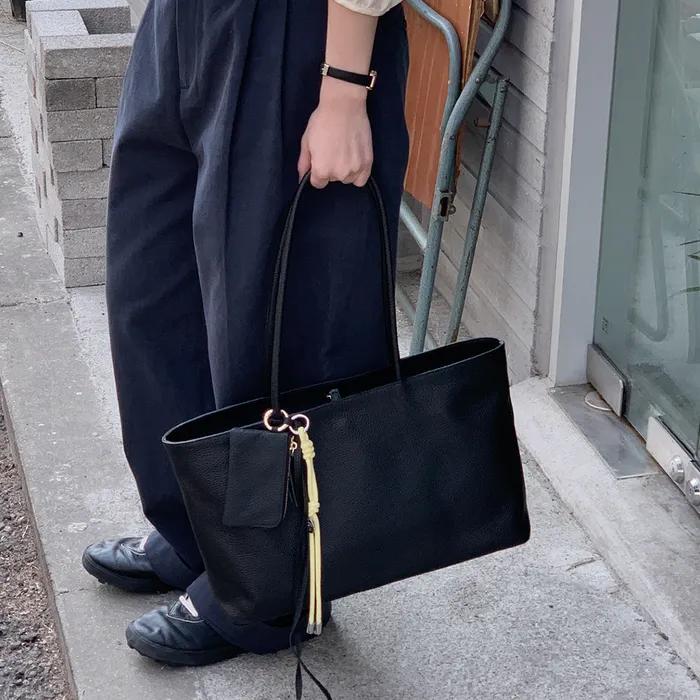 [알로하 PICK] Leather Shopper Bag