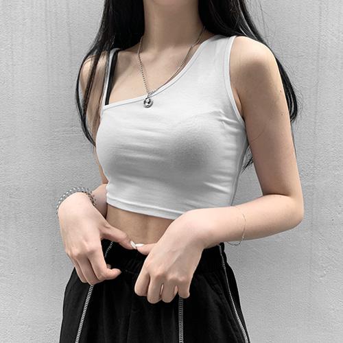 언발 크롭 나시(4color)