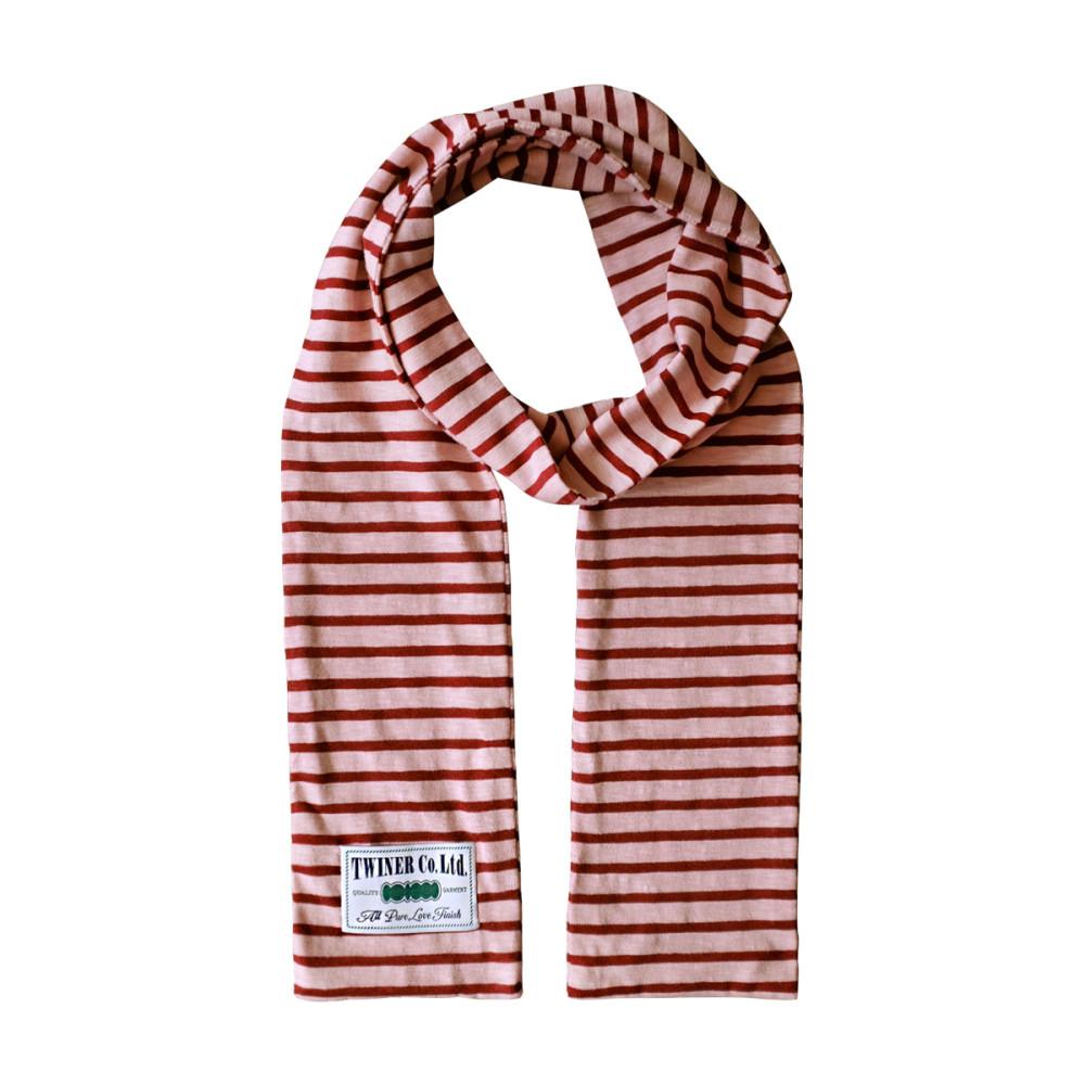 Twiner stripe muffler - Peach (트위너 스트라이프 머플러 - 피치)
