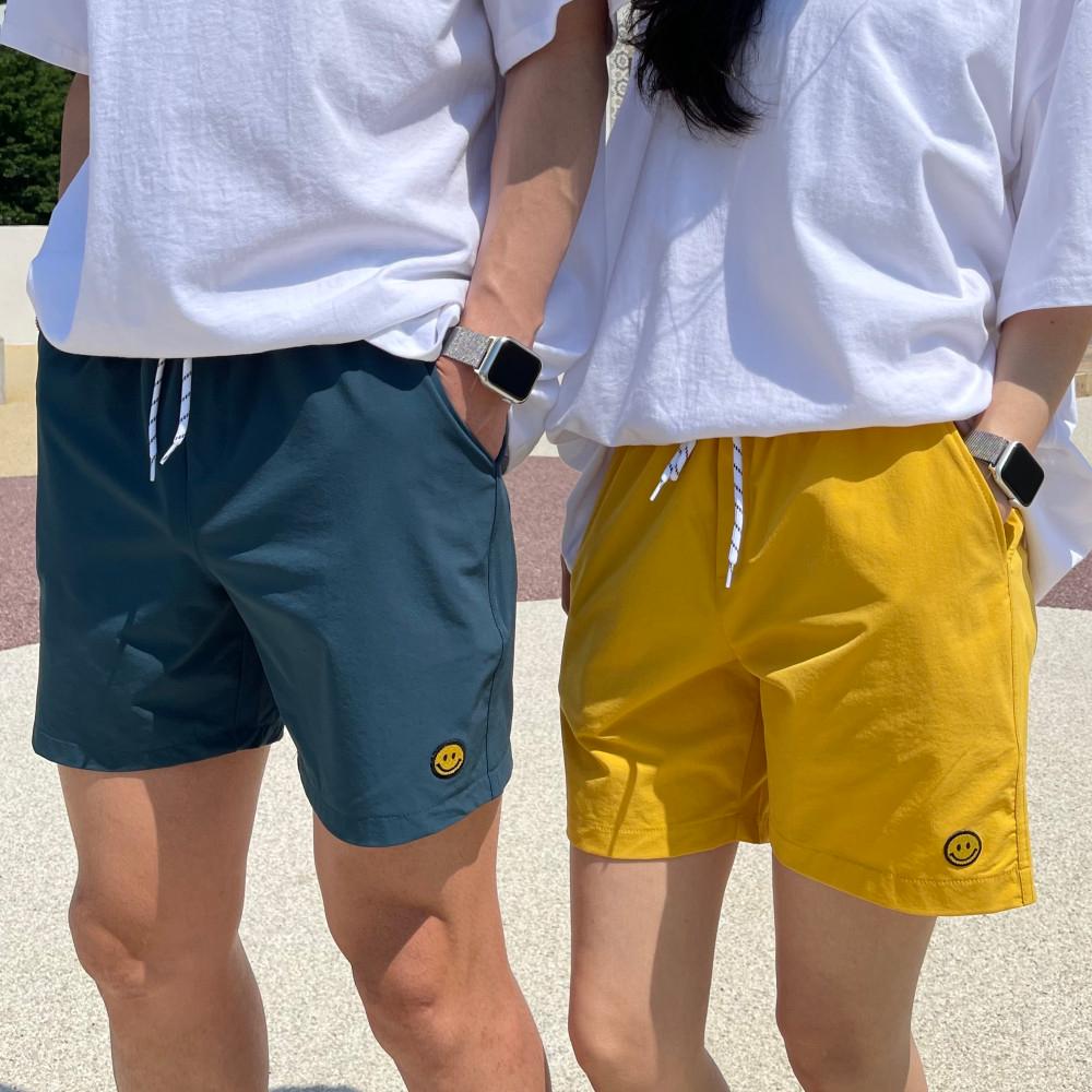1+1 쿨스마일 스판 반바지 숏팬츠 (5color)