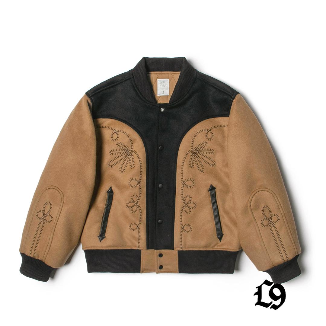 BLACK WOOL JACKET "VOLERO\" (Camel)