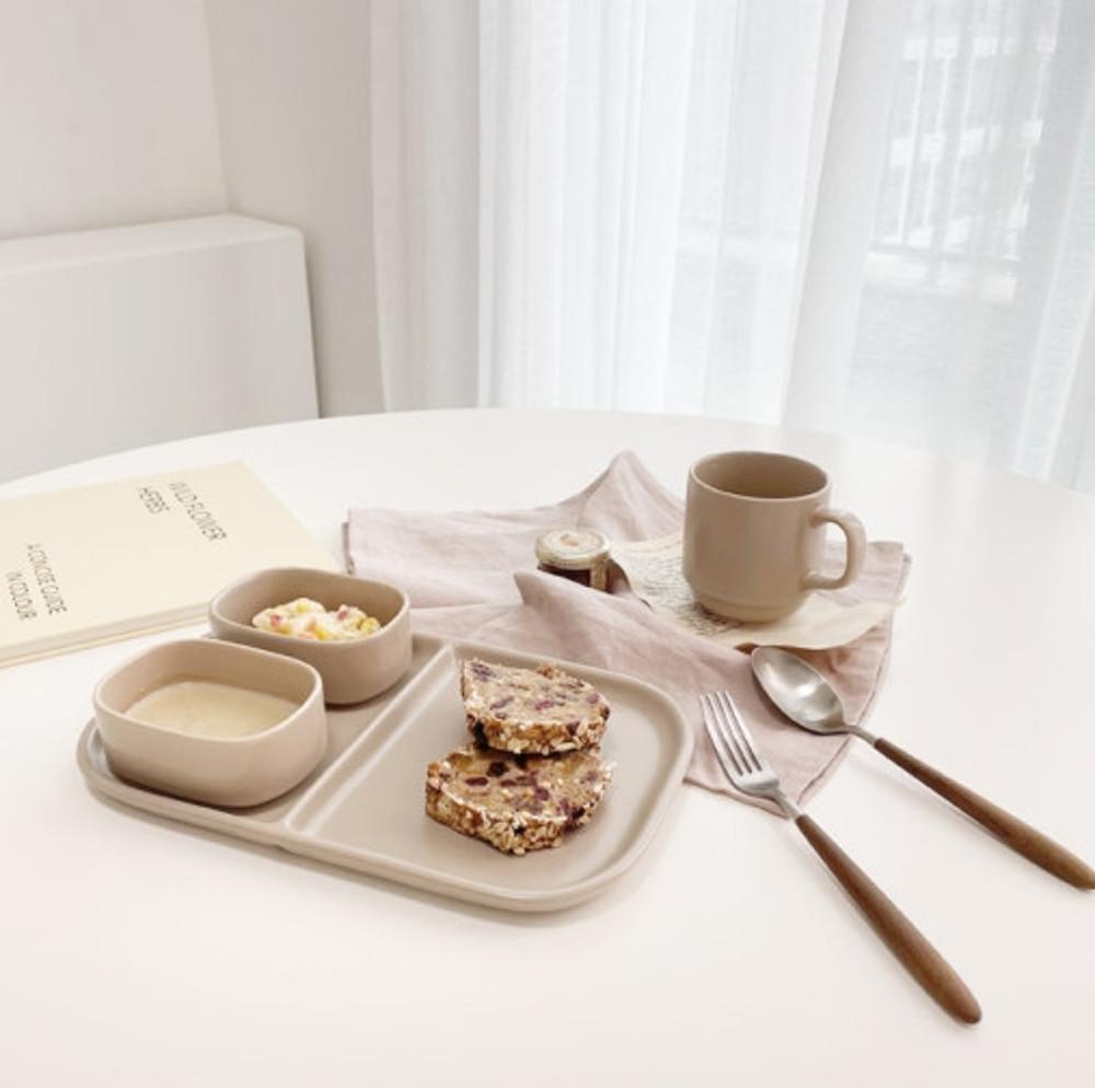 데일리 1인 식기세트 미니멀 브런치 세트