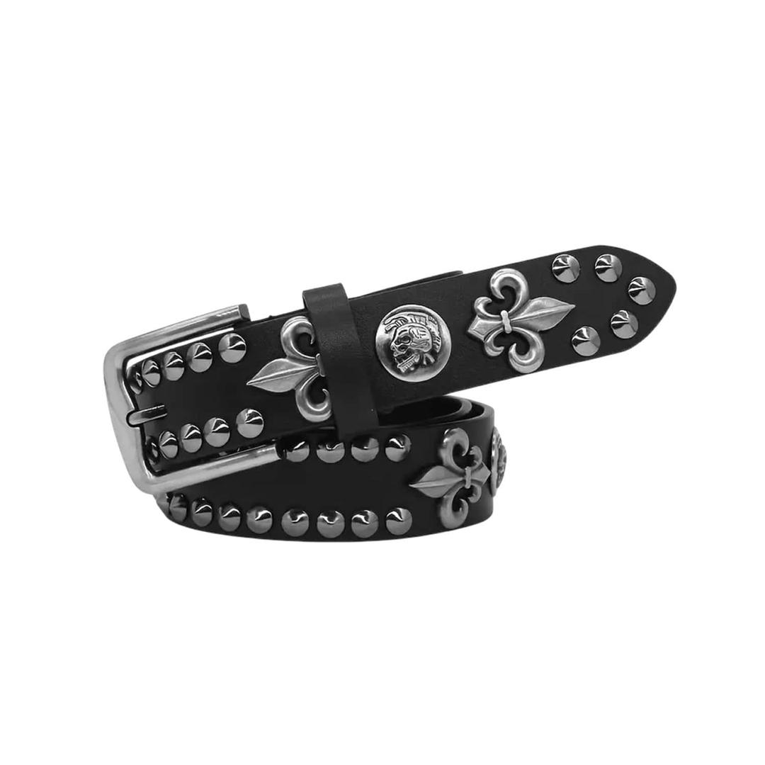 스페이스 스켈레톤 아일렛 벨트