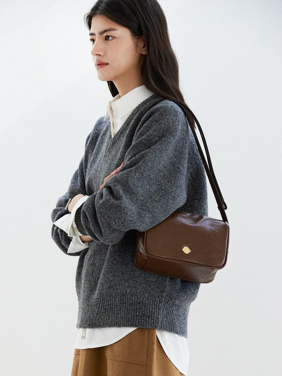 Bread 2Way Bag_Crack Brown