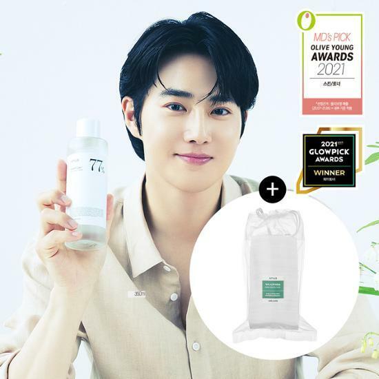 [EXO 수호 Pick] 아누아 어성초 77 수딩 토너 350ml 기획(+화장솜 증정)