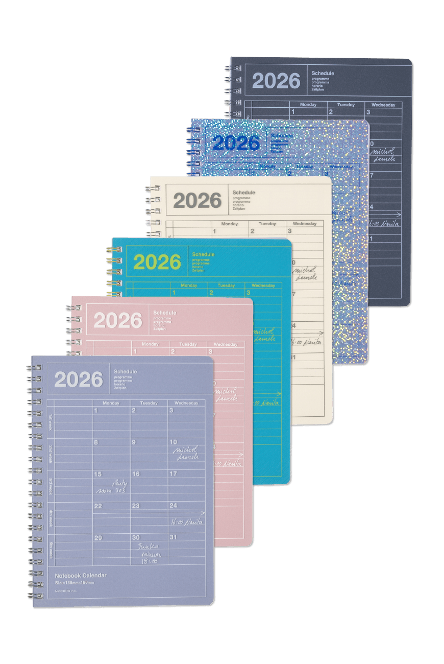 캘린더 노트 2026 Notebook Calendar Vertical S - B6