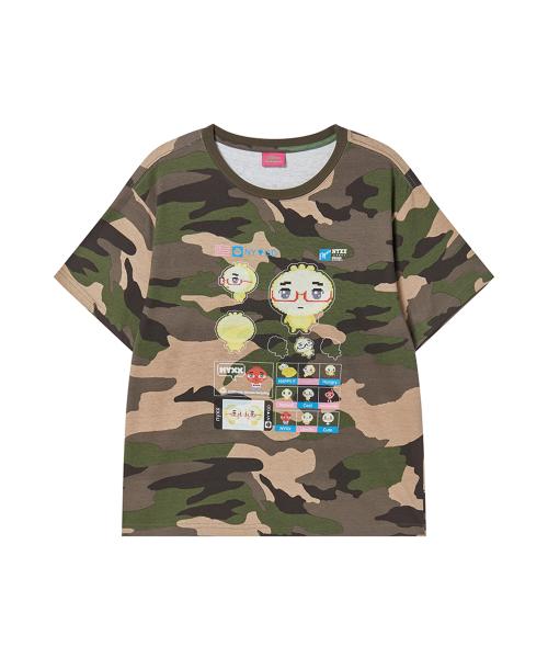 NYGD STICKER TEE CAMO