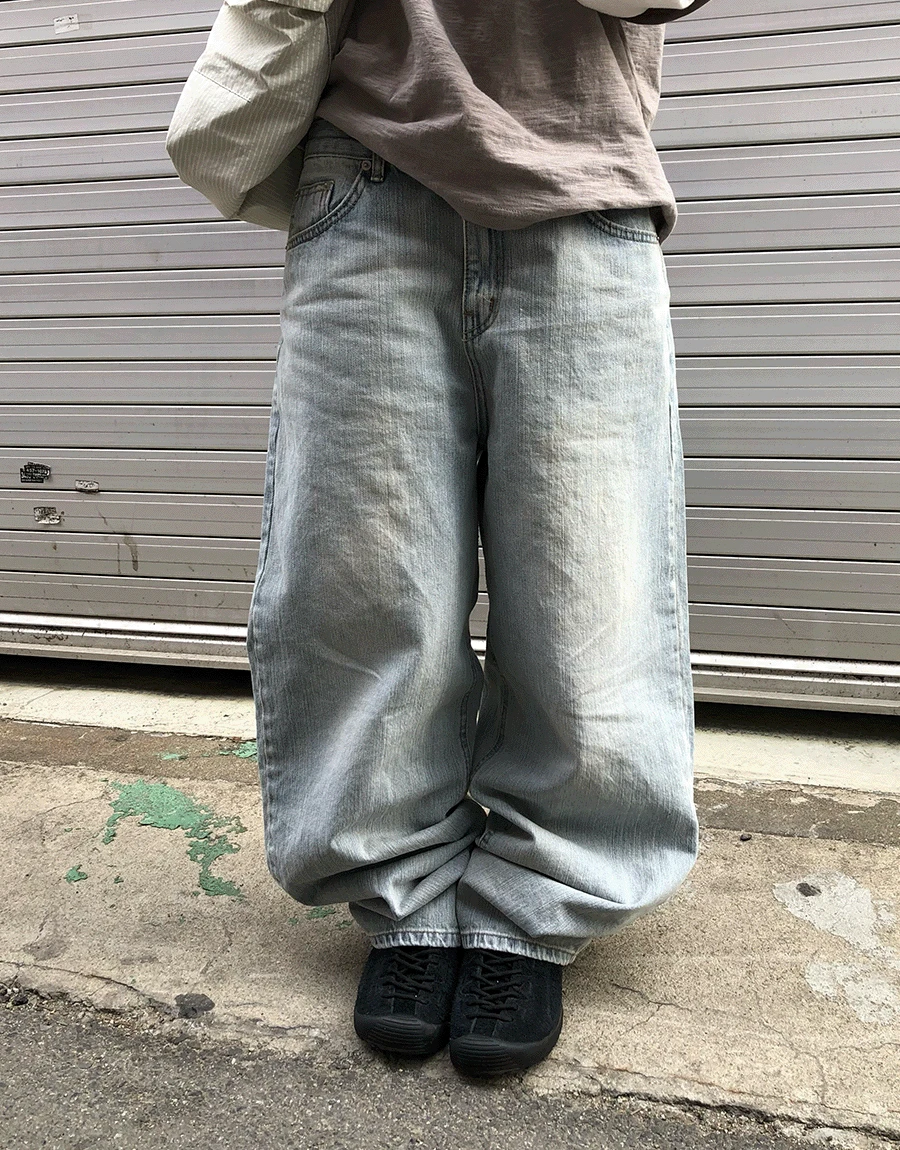 마스 밀크 슬라브 데님 (1color)