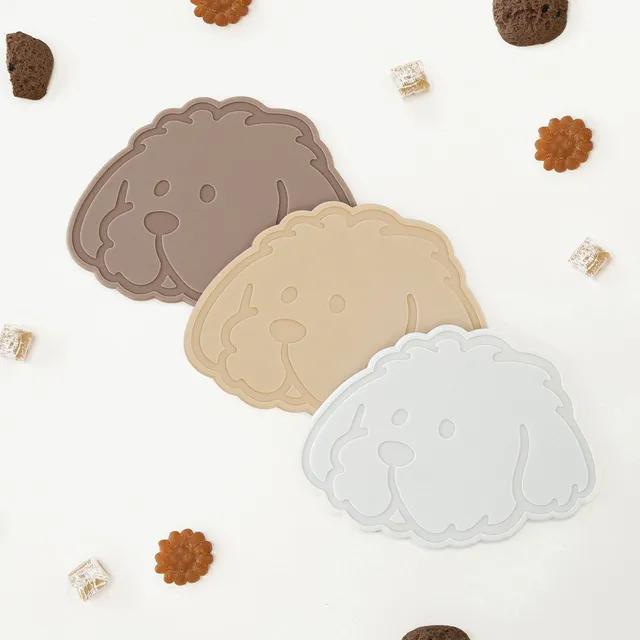 국내생산 댕댕이 실리콘 인덕션 보호매트 냄비받침 2개