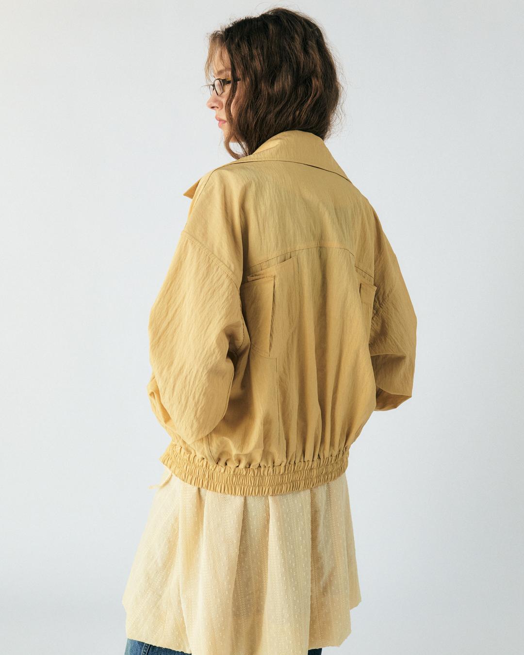 OVERSIZED SUMMER BLOUSON_BUTTER YELLOW