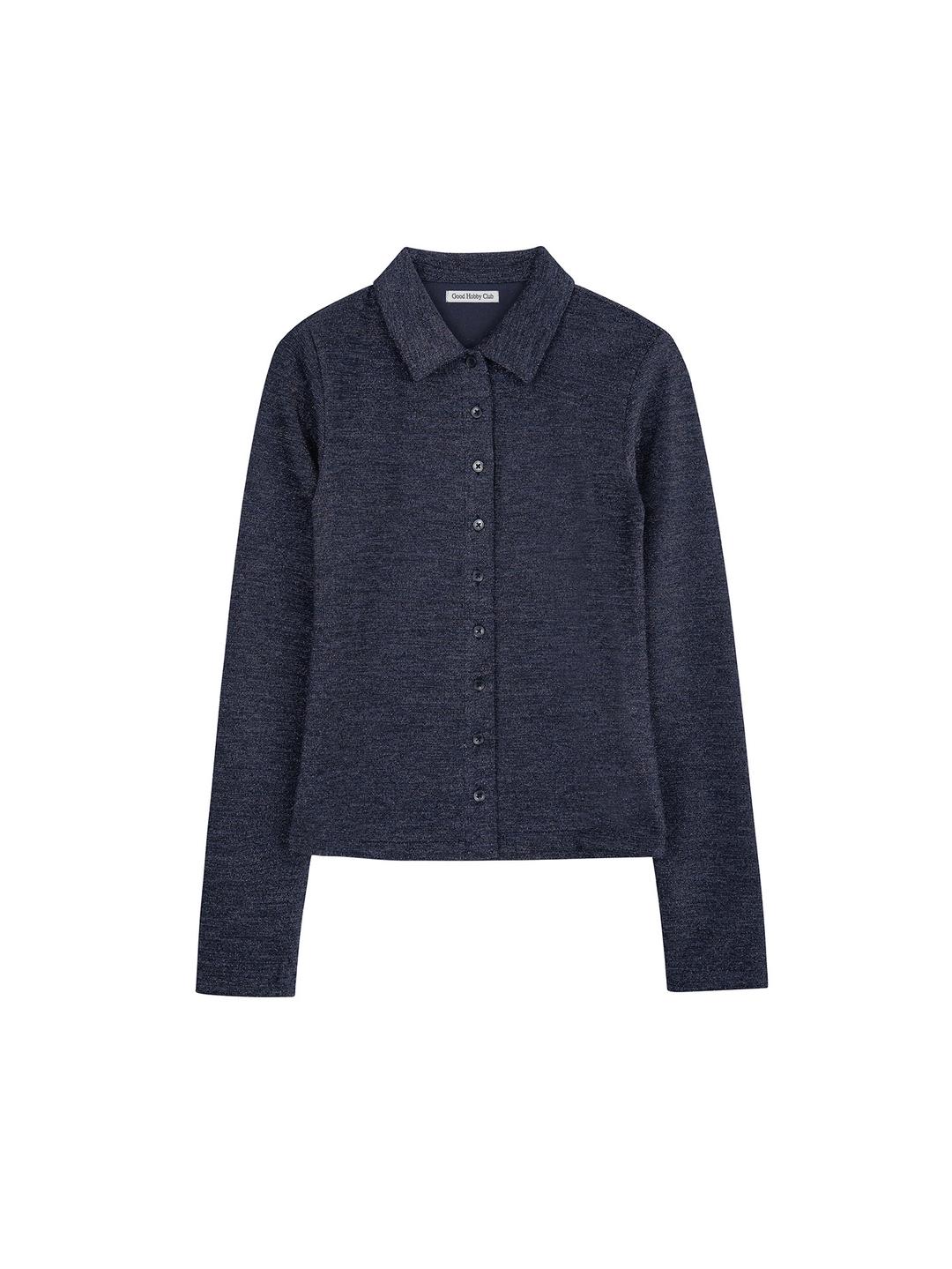 GLITTER SHIRT_DEEP NAVY