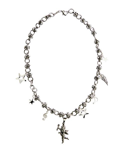 EL ANGEL CUPID NECKLACE(SILVER)